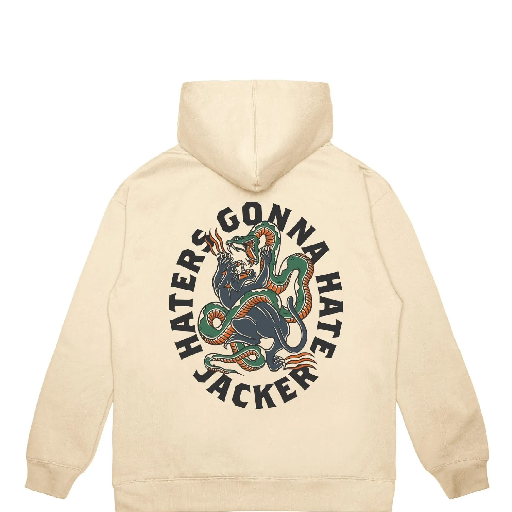 Jacker Haters-Hoodie-Beige
