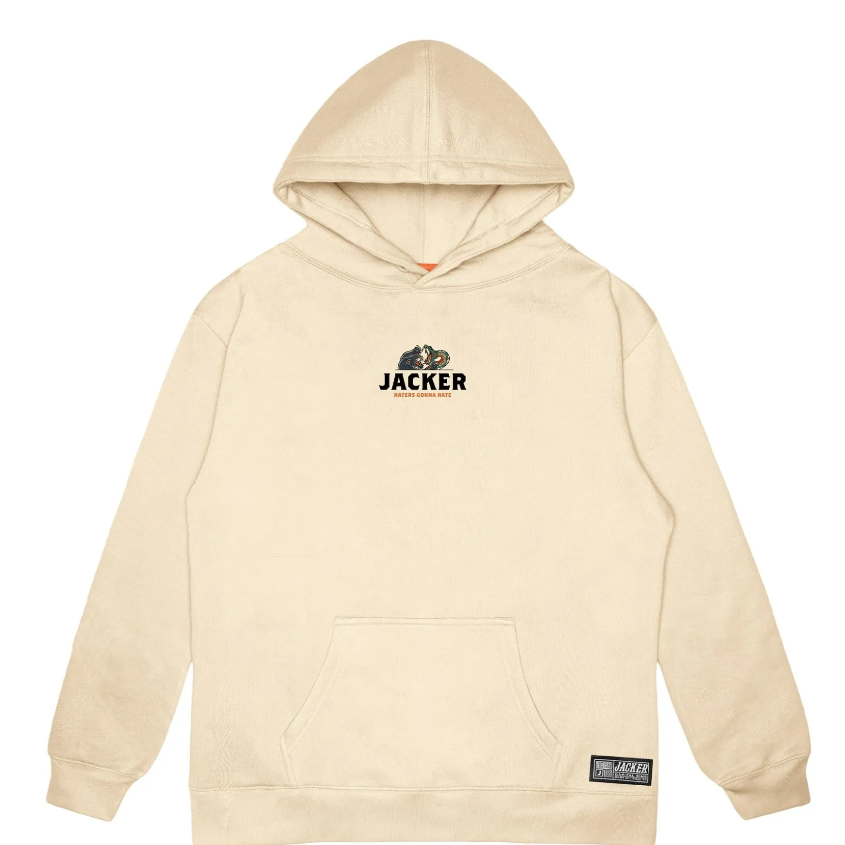 Jacker Haters-Hoodie-Beige