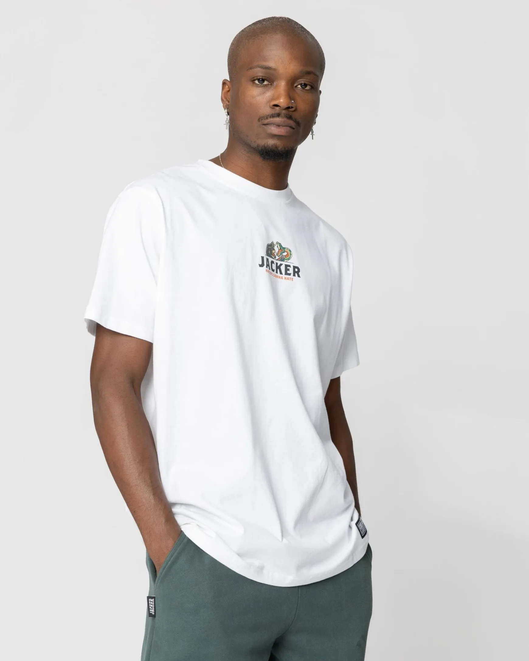 Jacker Haters-T-Shirt-White