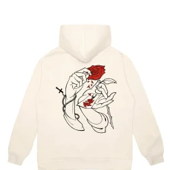 Jacker Holy Roses-Hoodie-Beige