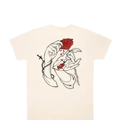Jacker Holy Roses-T-Shirt-Beige