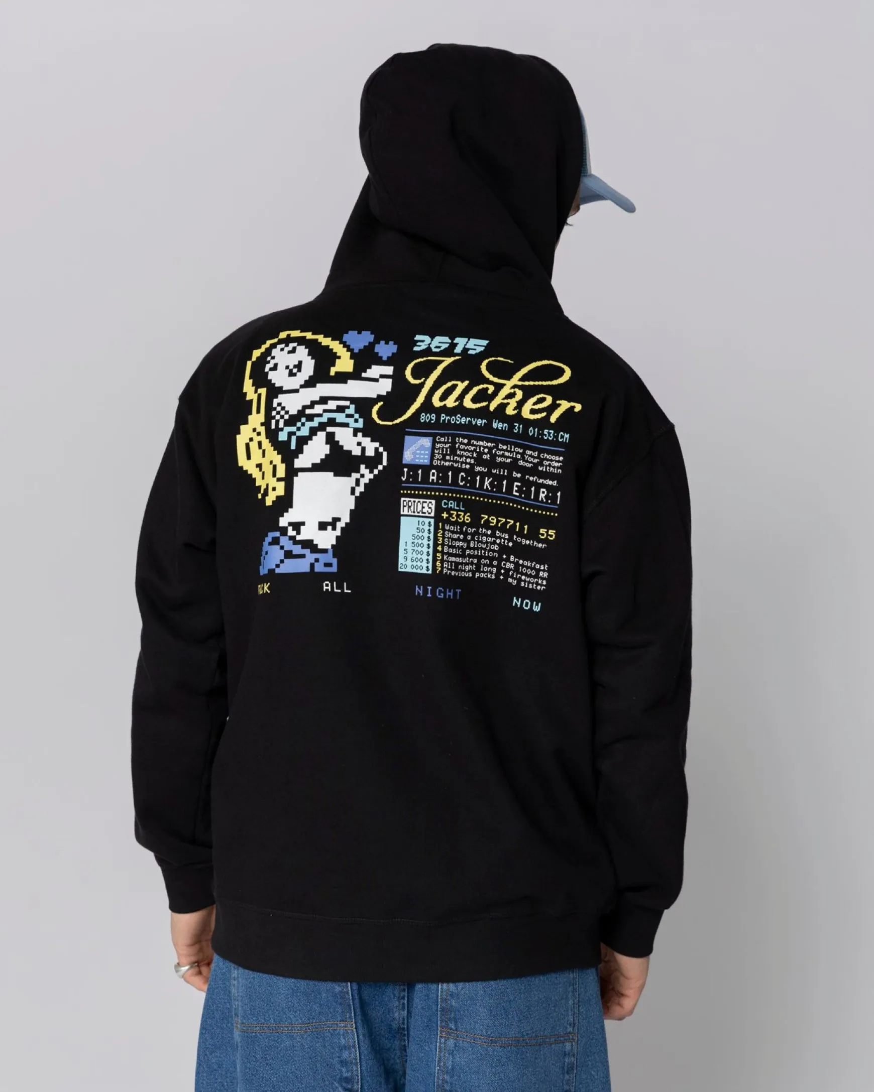 Jacker 3615 Hoodie-Black