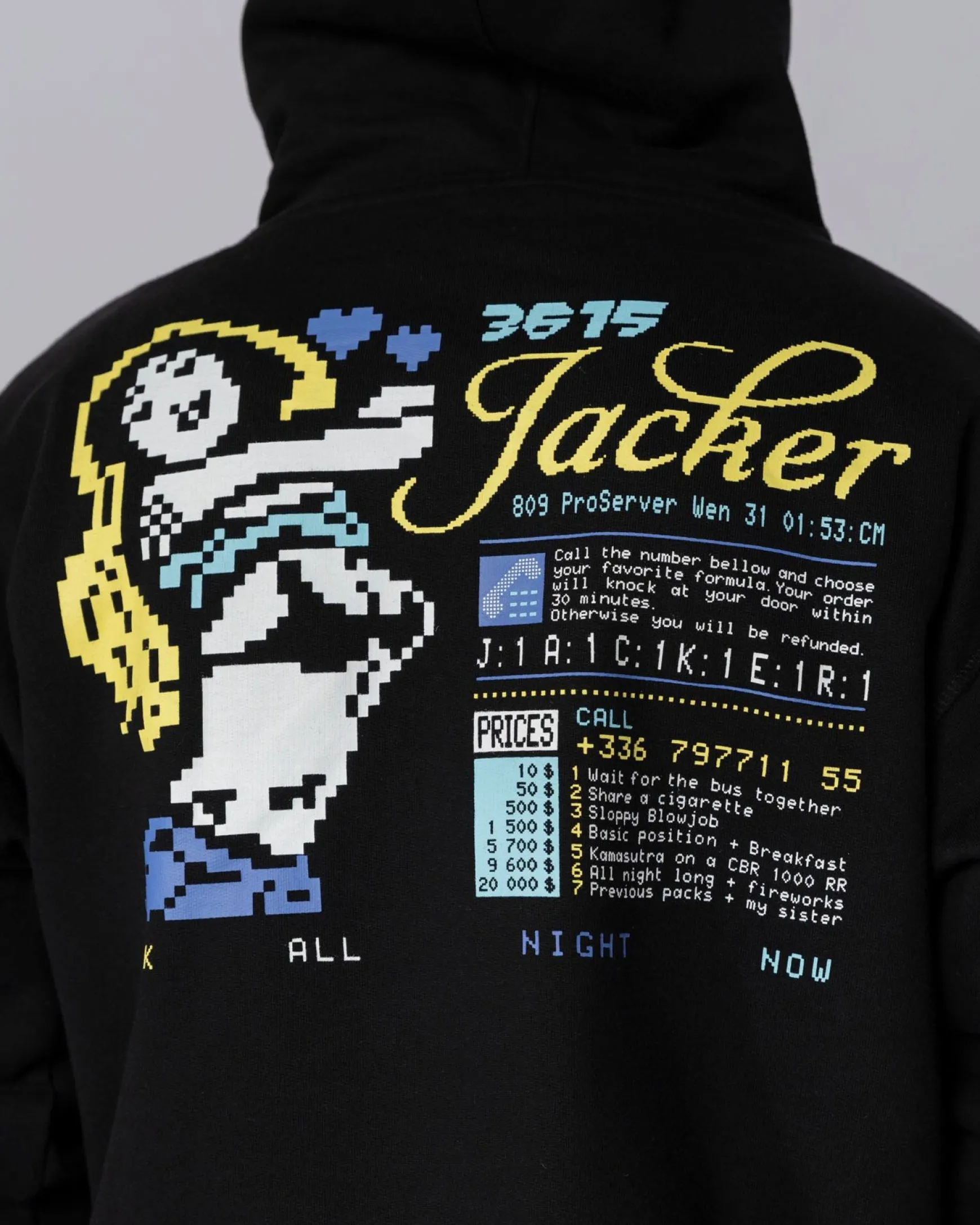 Jacker 3615 Hoodie-Black