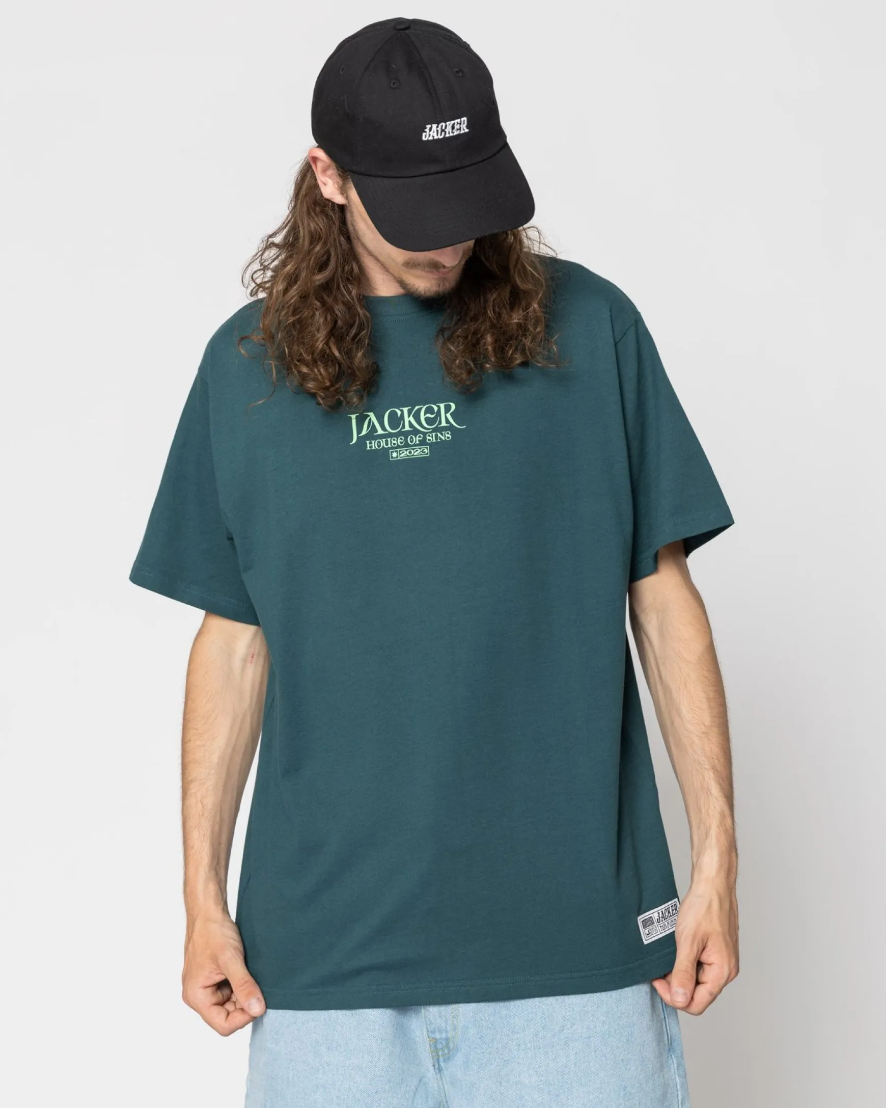 Jacker House Of Sins-T-Shirt-Dark Teal