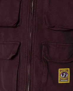 Jacker Hustlers Dyed-Jacket-Purple