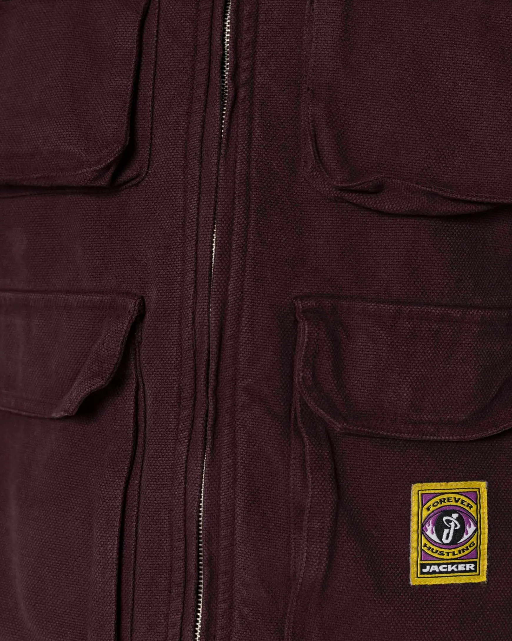 Jacker Hustlers Dyed-Jacket-Purple