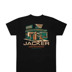 Jacker Hustler Service-T-Shirt-Black