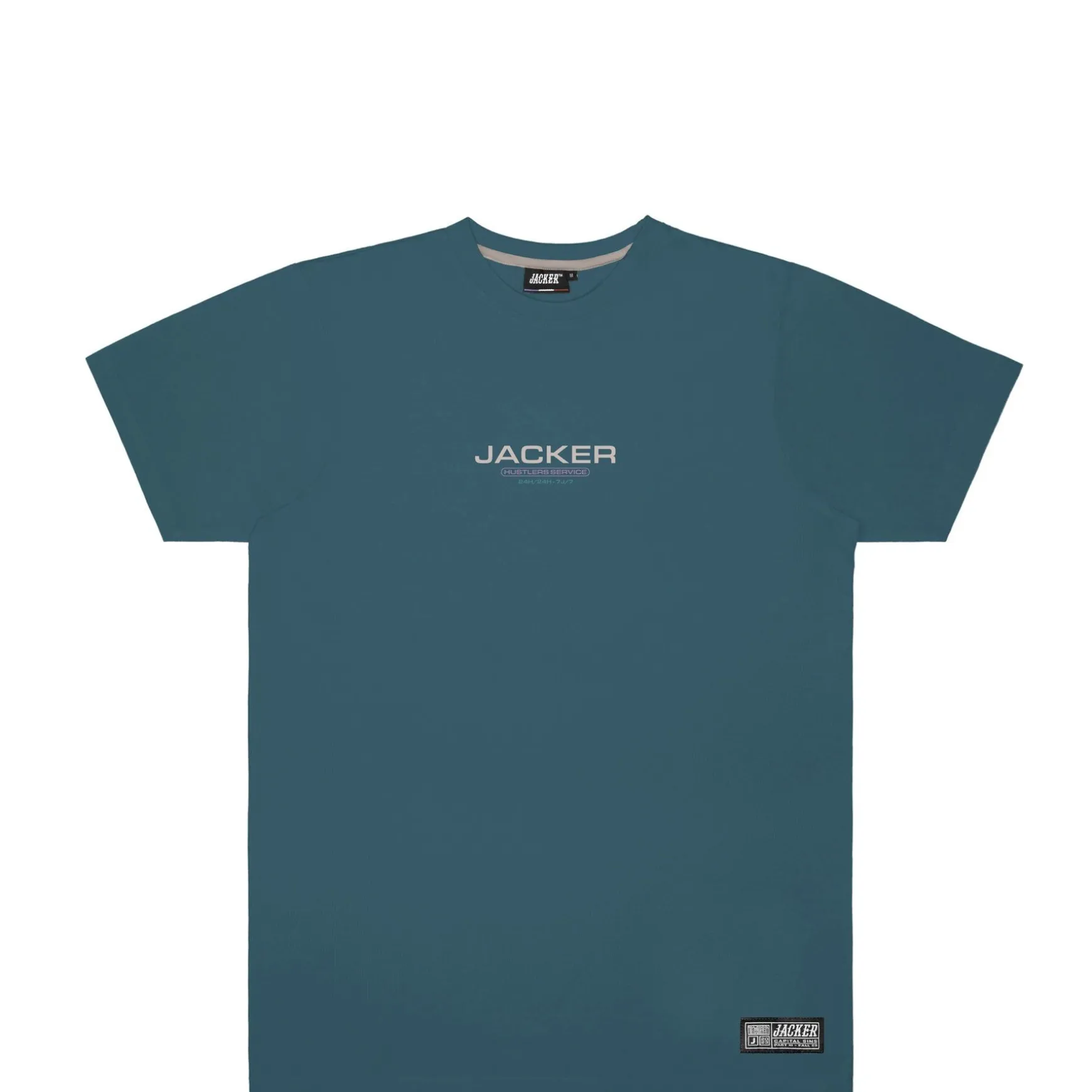 Jacker Hustler Service-T-Shirt-Blue