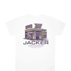 Jacker Hustler Service-T-Shirt-White