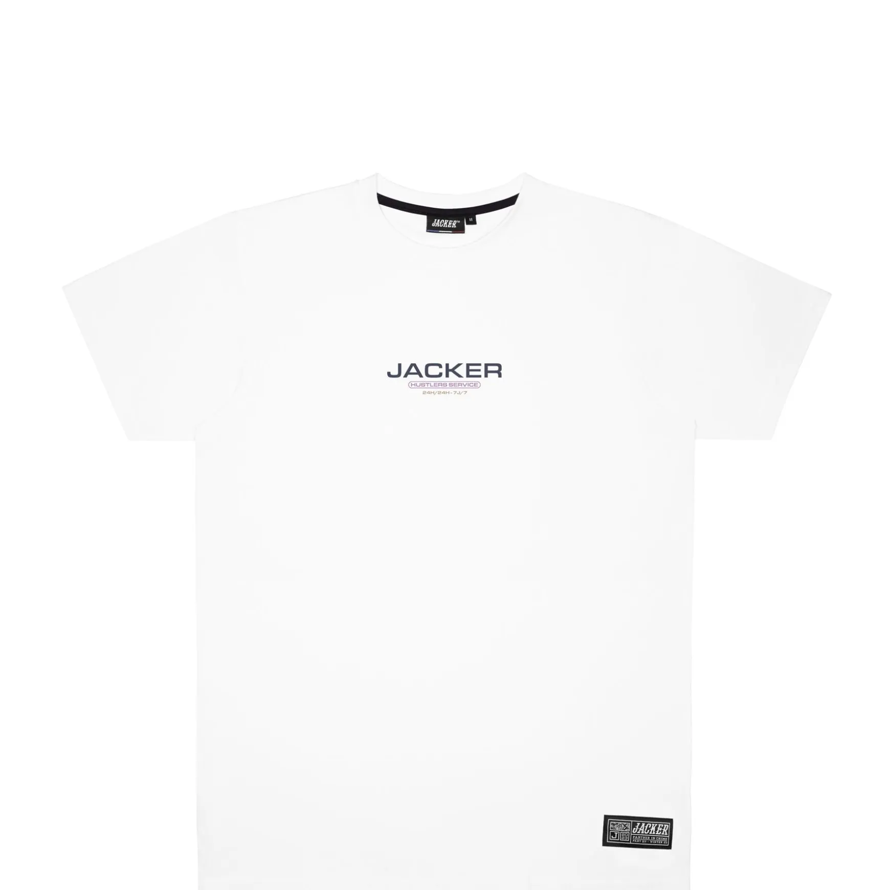 Jacker Hustler Service-T-Shirt-White