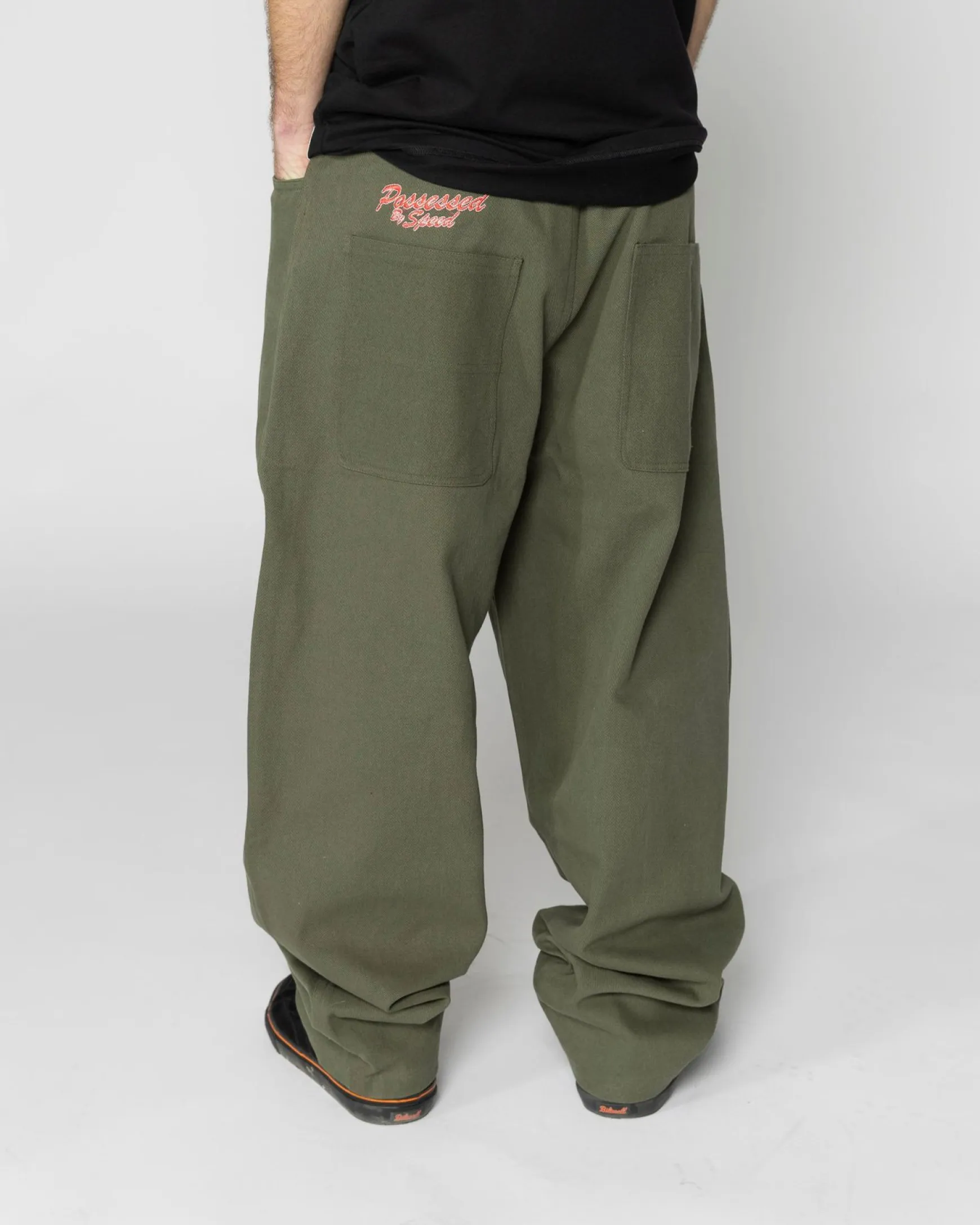 Jacker X Pusher-Pant-Kaki Green