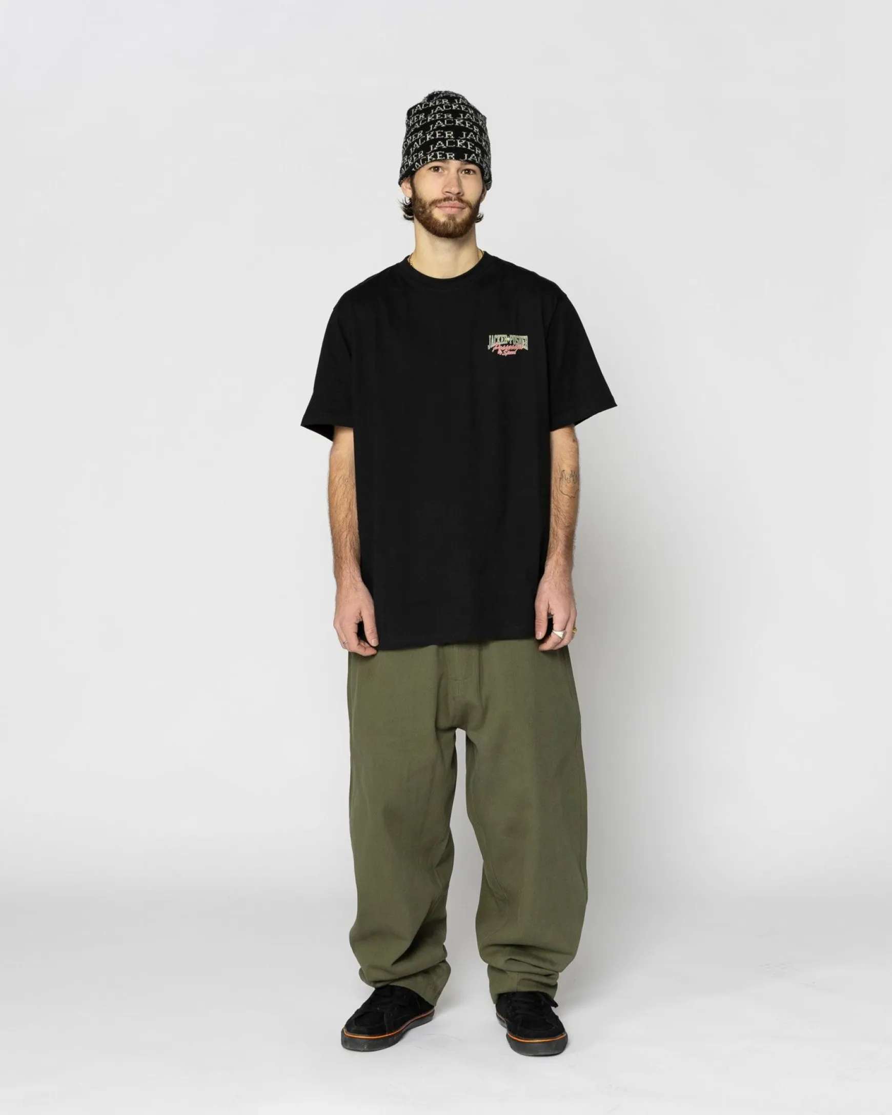 Jacker X Pusher-T-Shirt-Black