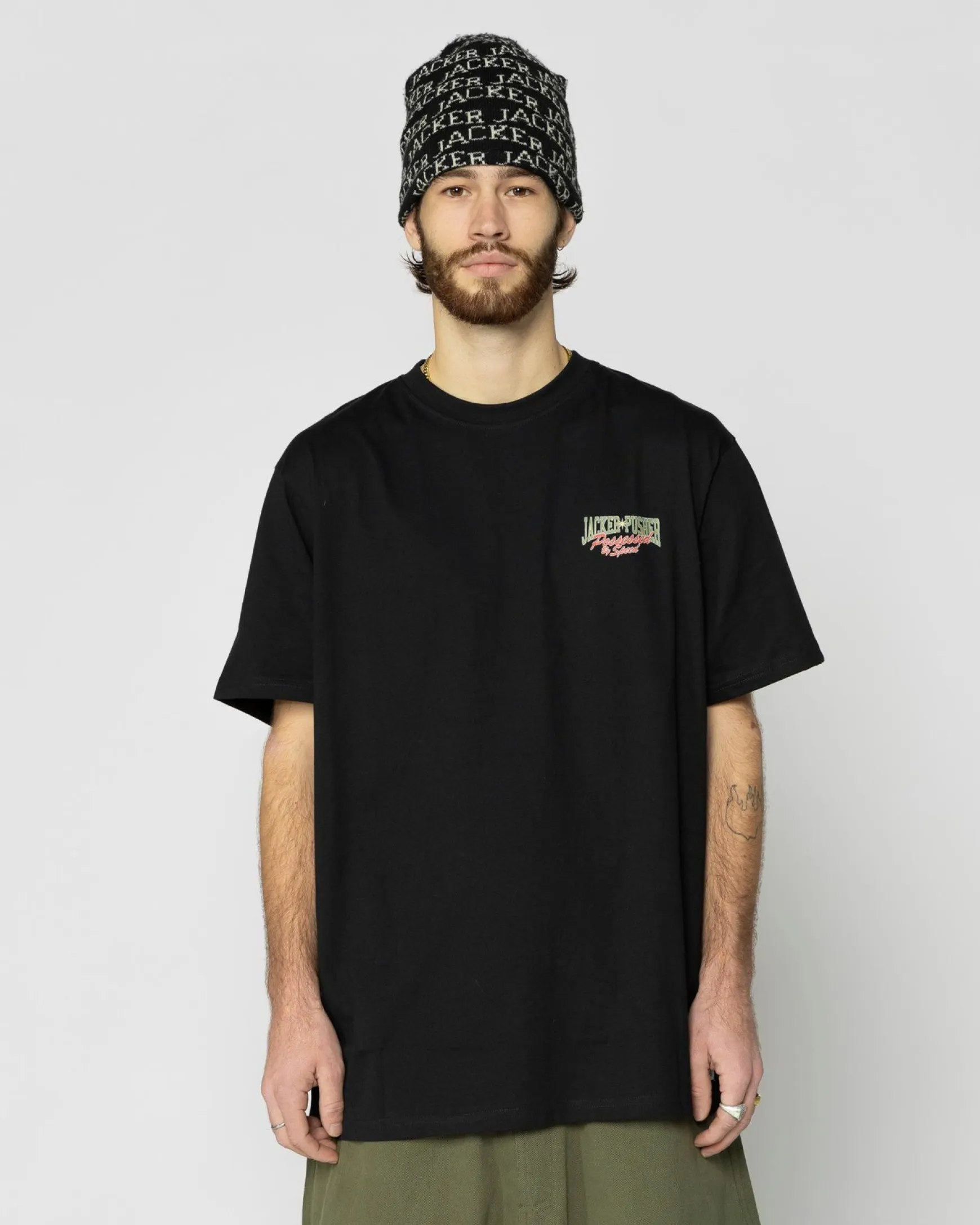 Jacker X Pusher-T-Shirt-Black