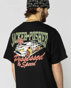 Jacker X Pusher-T-Shirt-Black