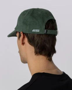 Jacker Jay Corduroy Cap-Dark Green