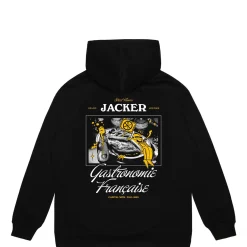 Jacker Junk Food-Hoodie-Black