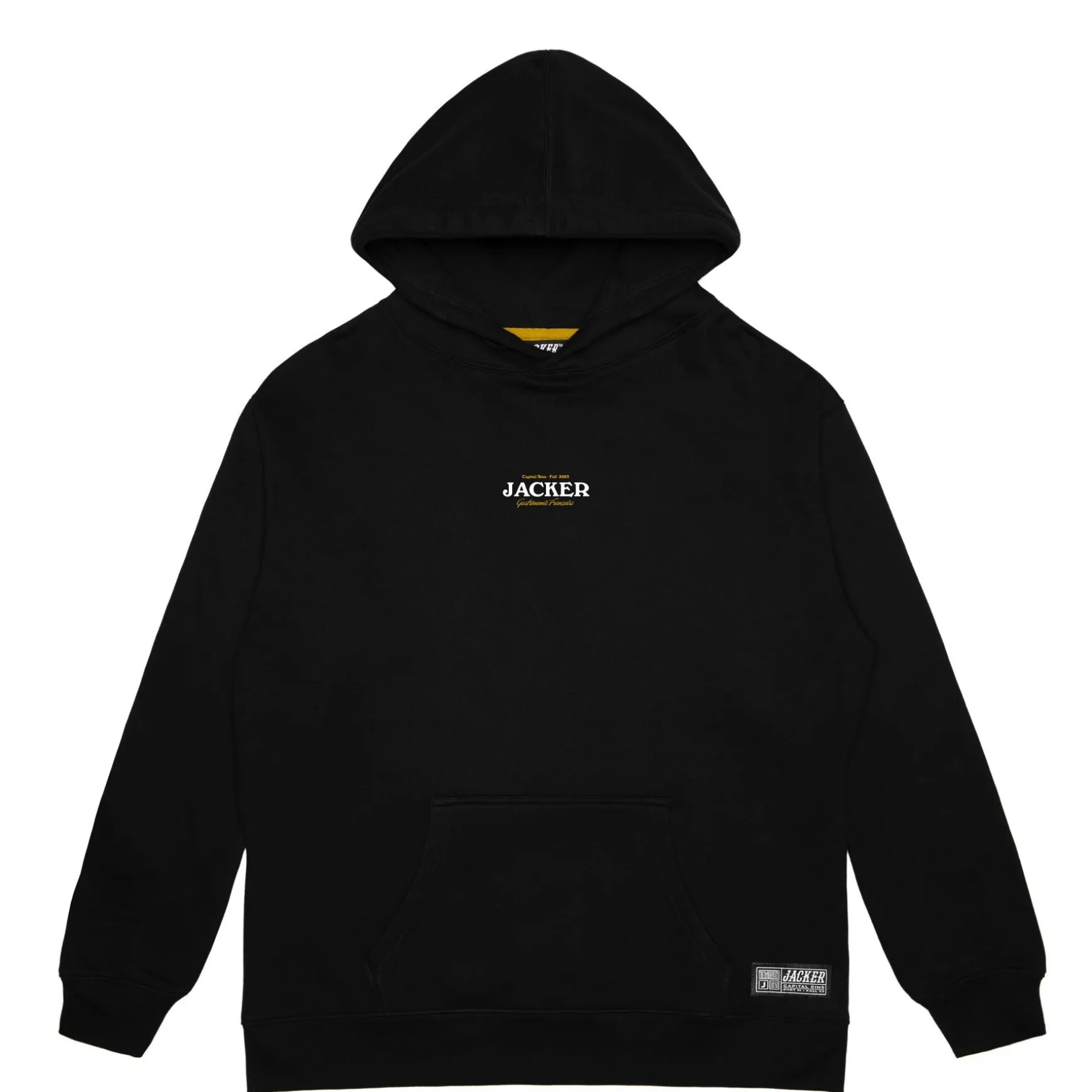 Jacker Junk Food-Hoodie-Black