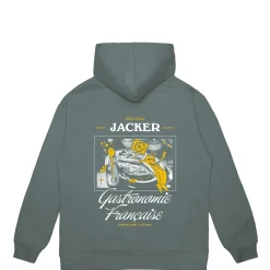 Jacker Junk Food-Hoodie-Teal