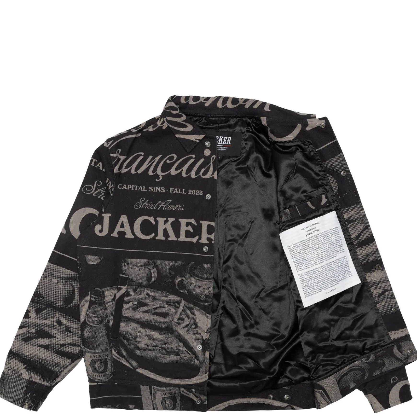 Jacker Junk Food-Jacket-Black