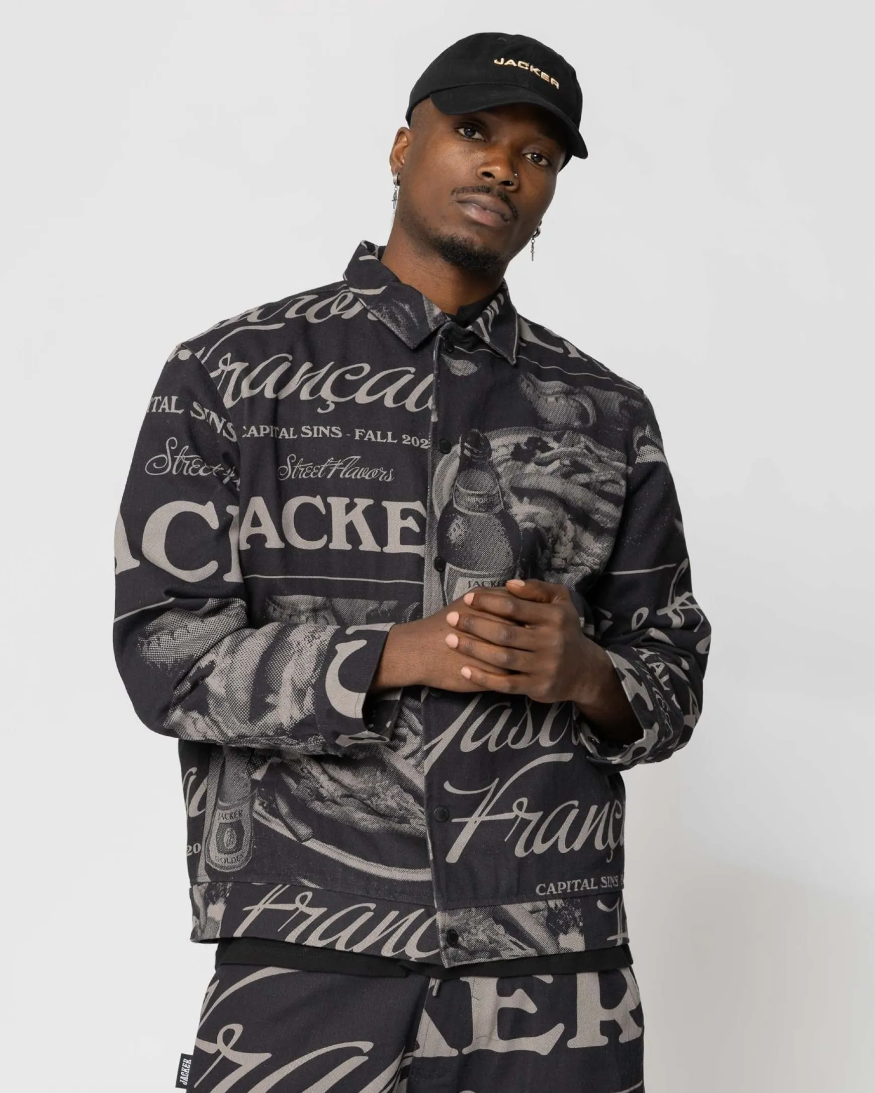 Jacker Junk Food-Jacket-Black