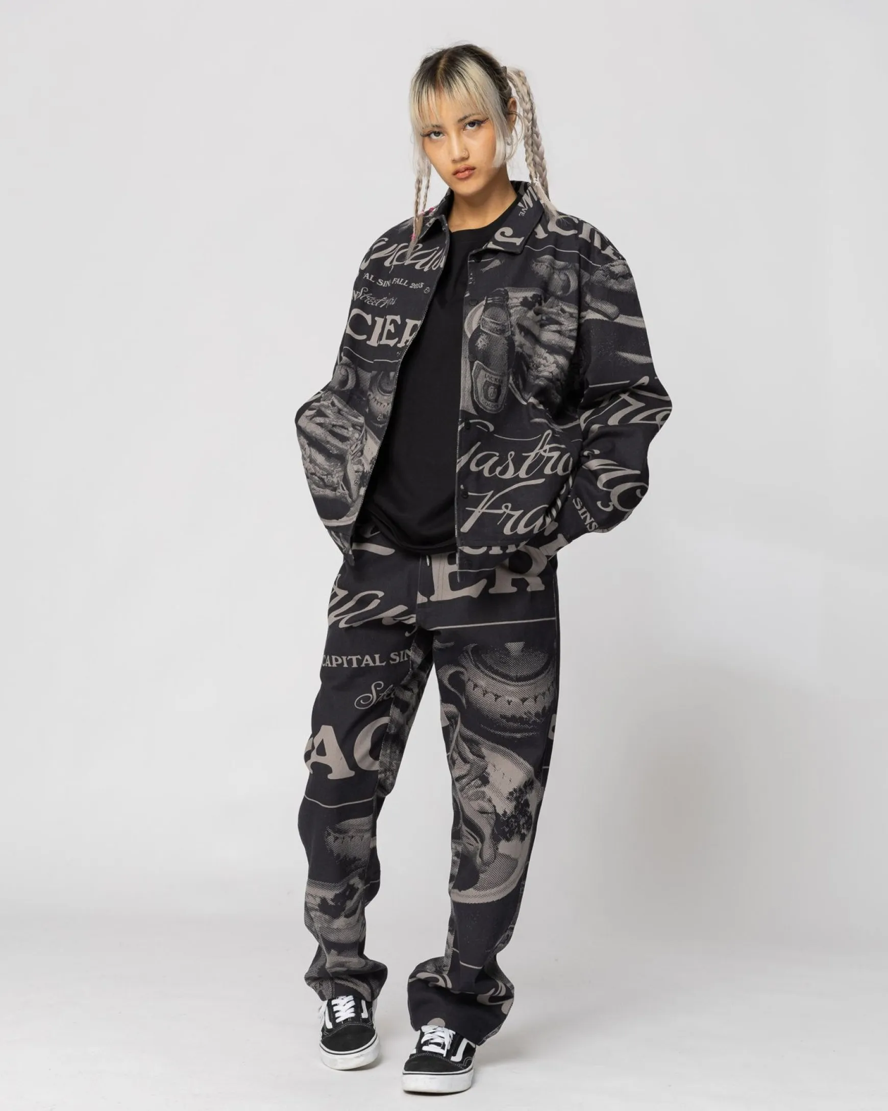 Jacker Junk Food-Jacket-Black