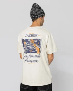 Jacker Junk Food-T-Shirt-Beige