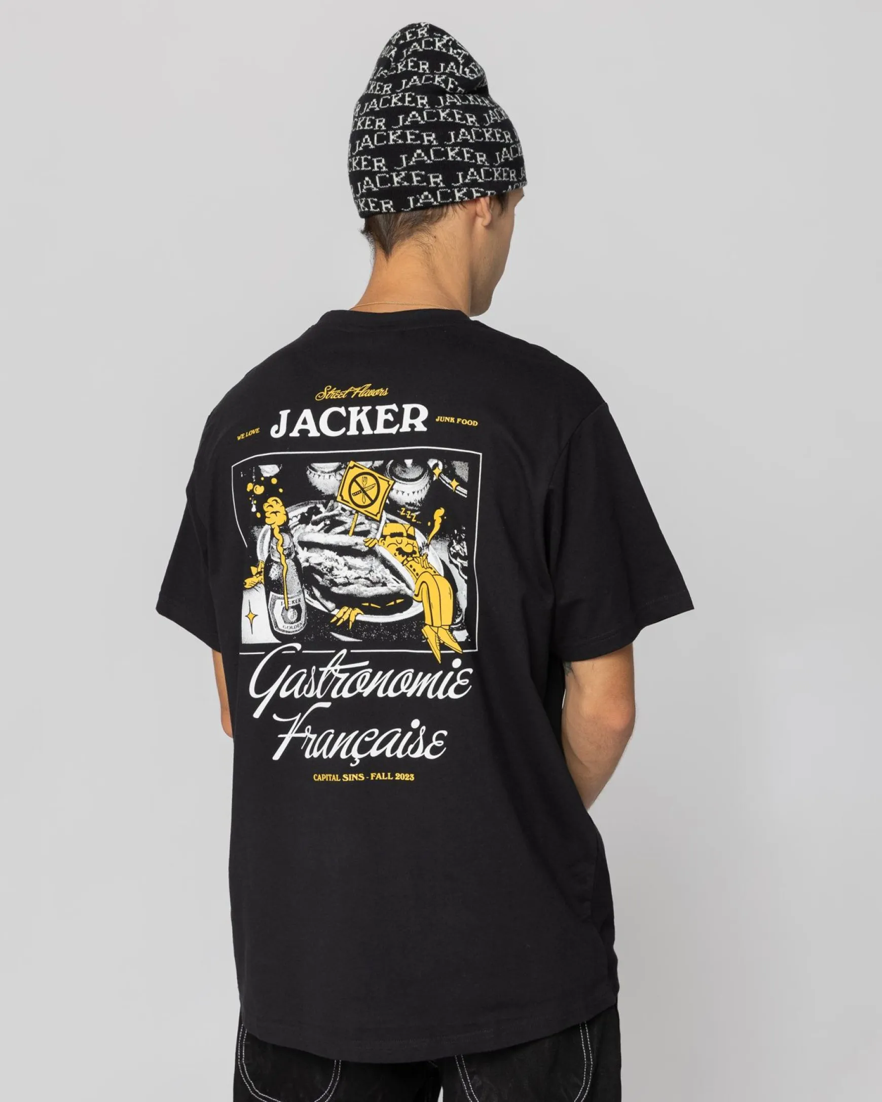 Jacker Junk Food-T-Shirt-Black