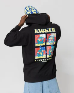 Jacker Lazy-Hoodie-Black