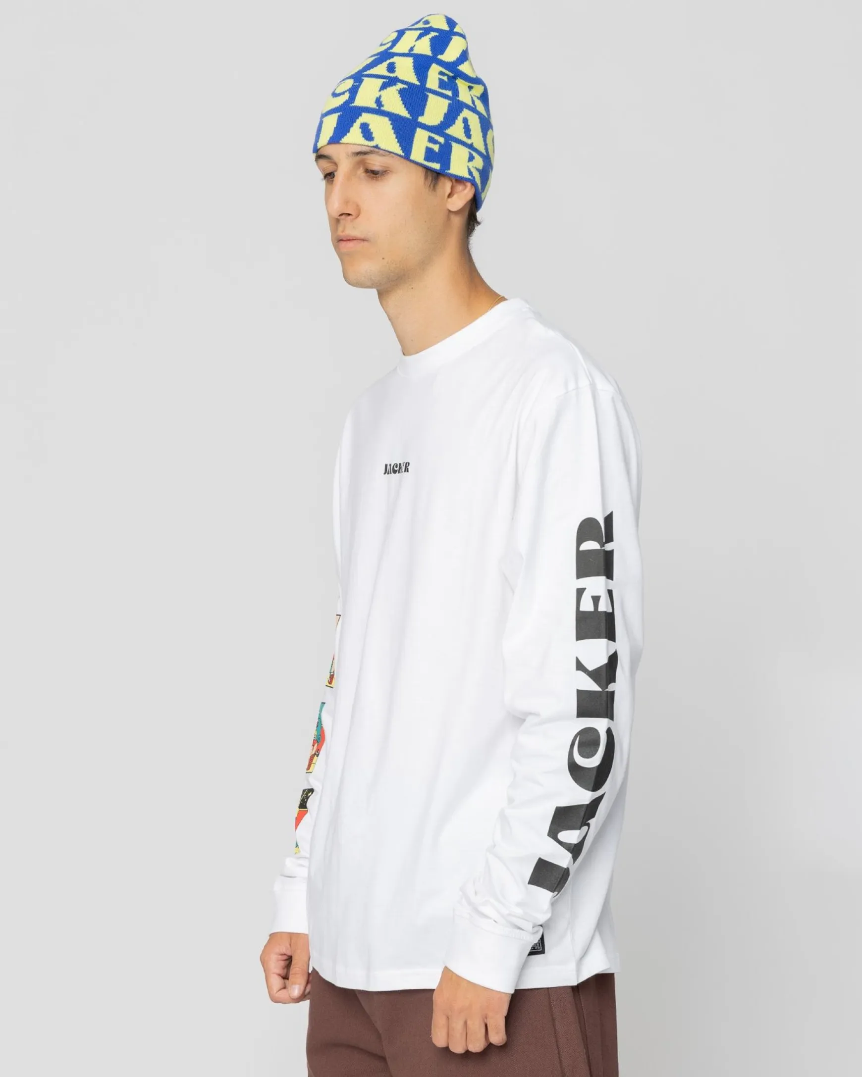 Jacker Lazy-Long Sleeves-White
