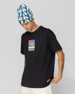 Jacker Lazy-T-Shirt-Black