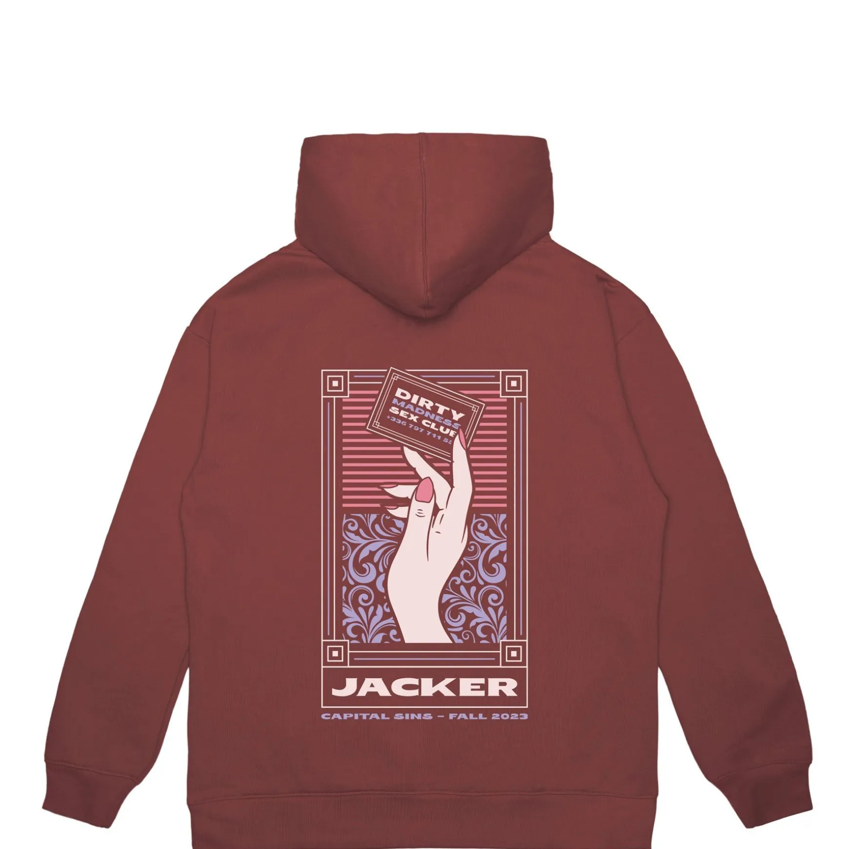 Jacker Lust-Hoodie-Brick