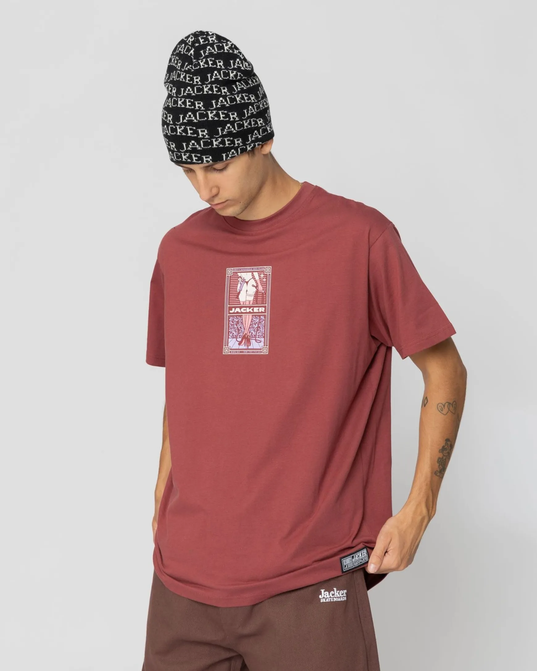 Jacker Lust-T-Shirt-Brick