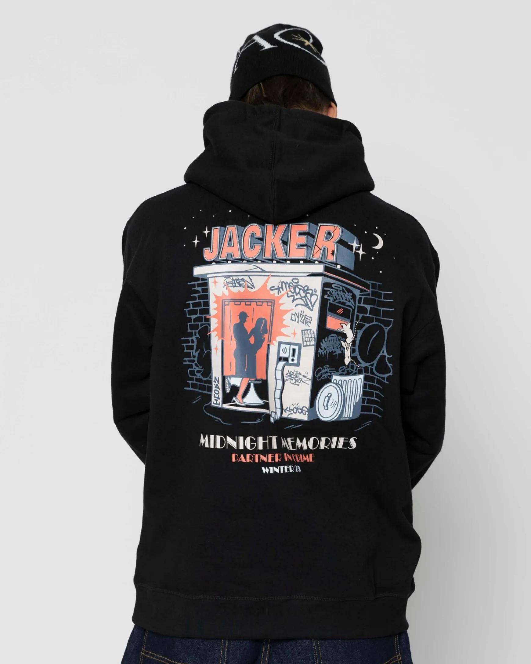 Jacker Memories-Hoodie-Black