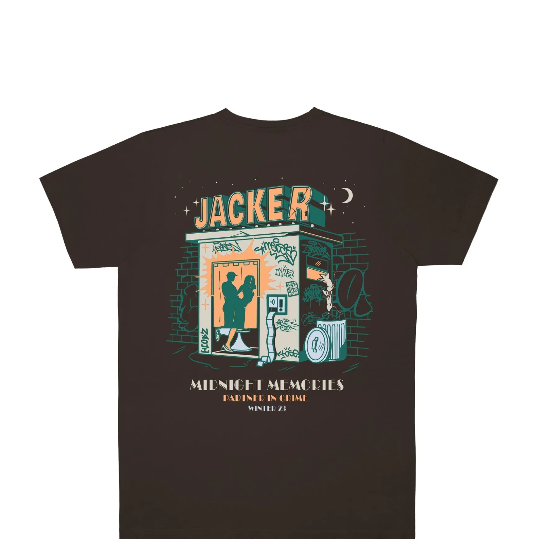 Jacker Memories-T-Shirt-Brown