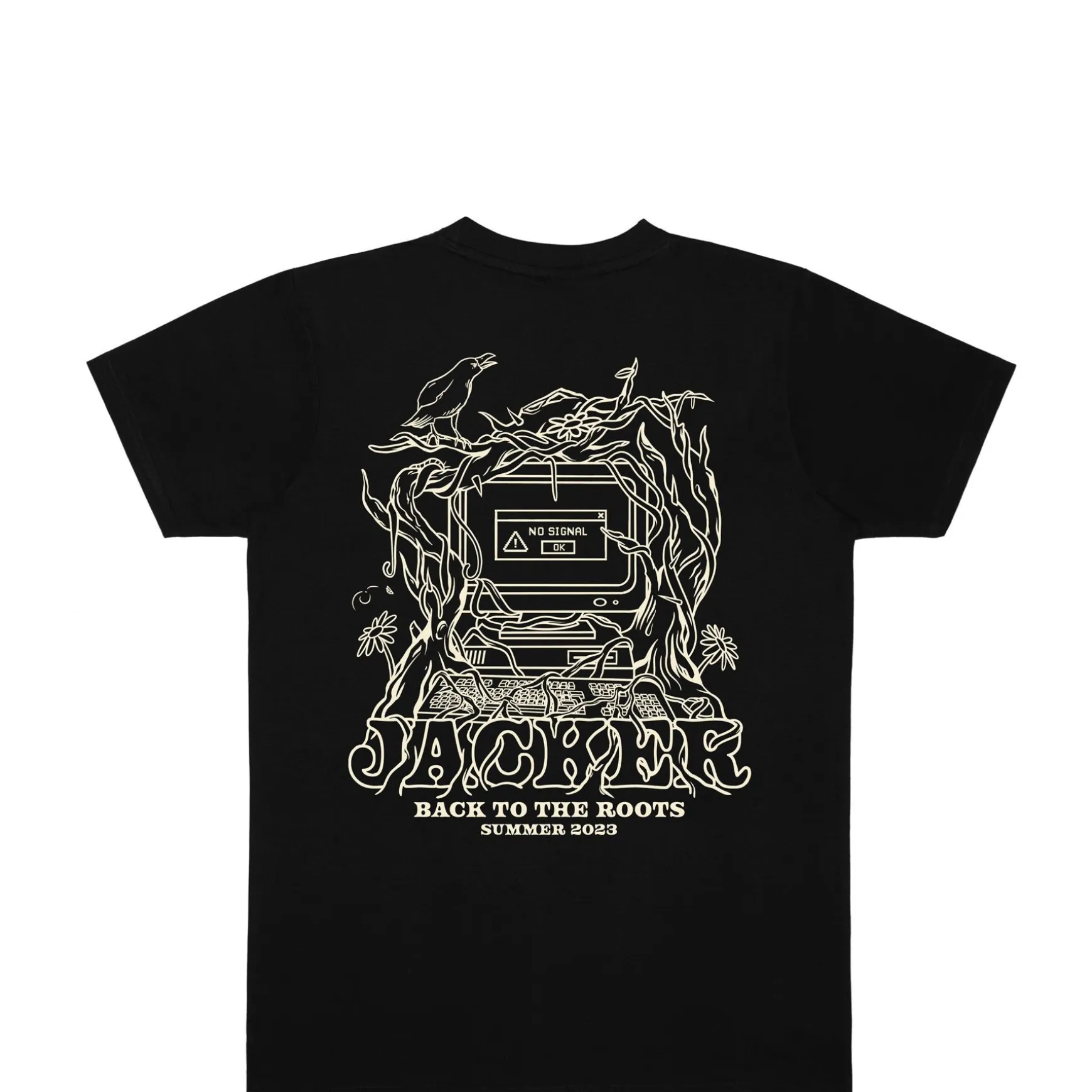 Jacker No Signal-T-Shirt-Black