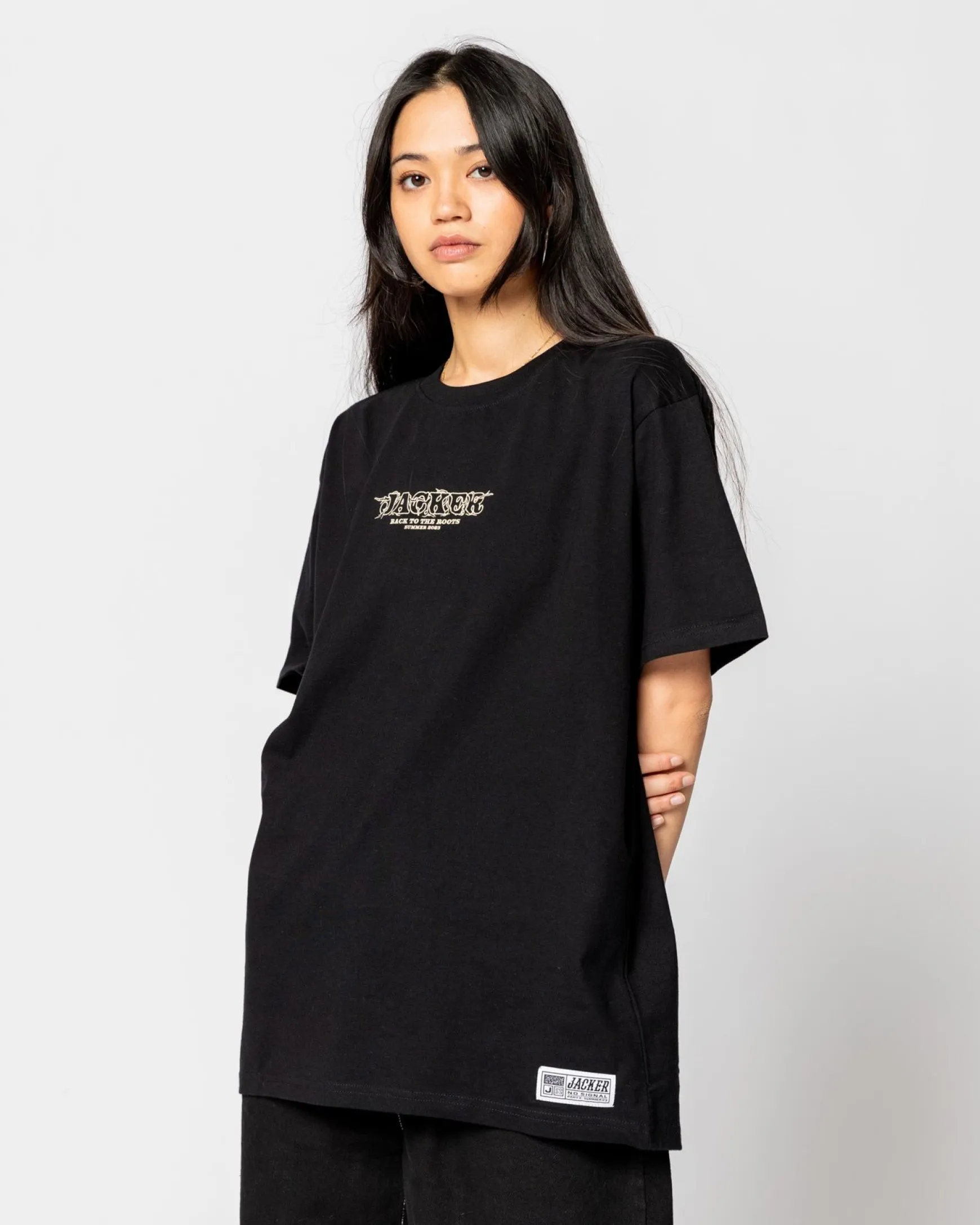Jacker No Signal-T-Shirt-Black