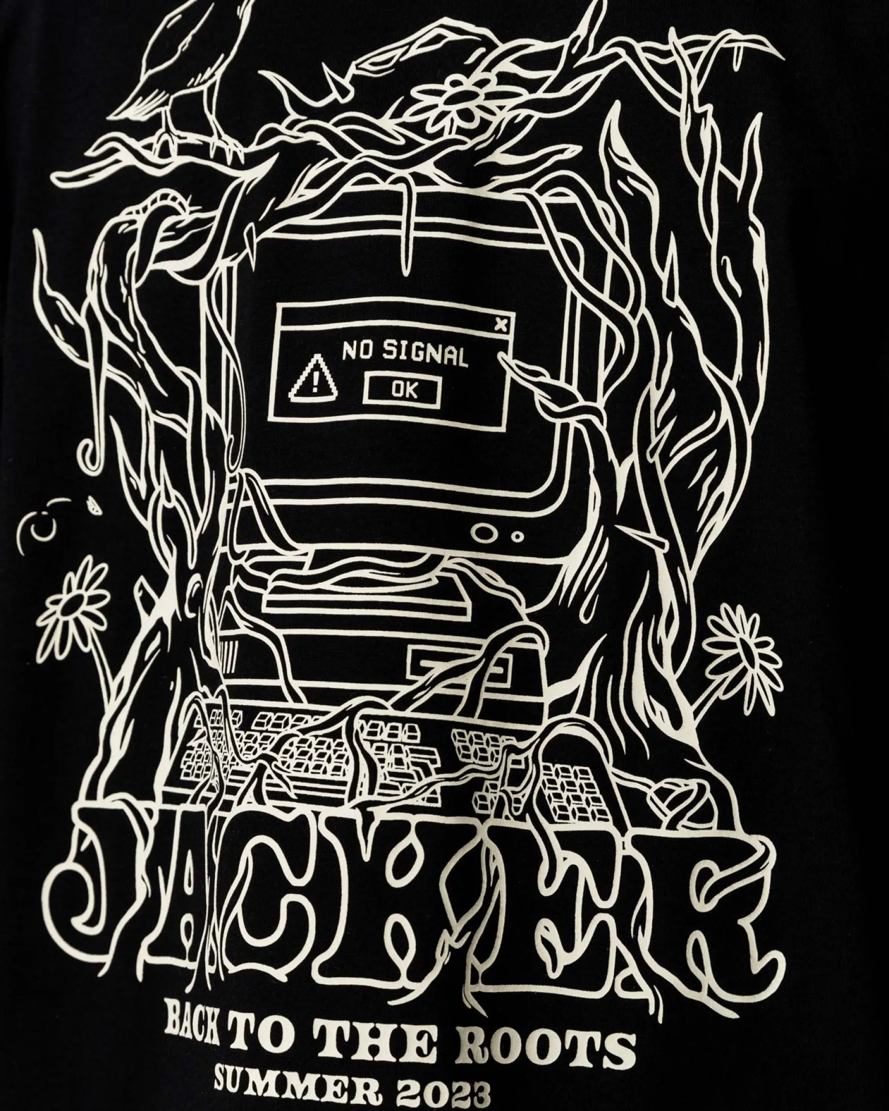 Jacker No Signal-T-Shirt-Black