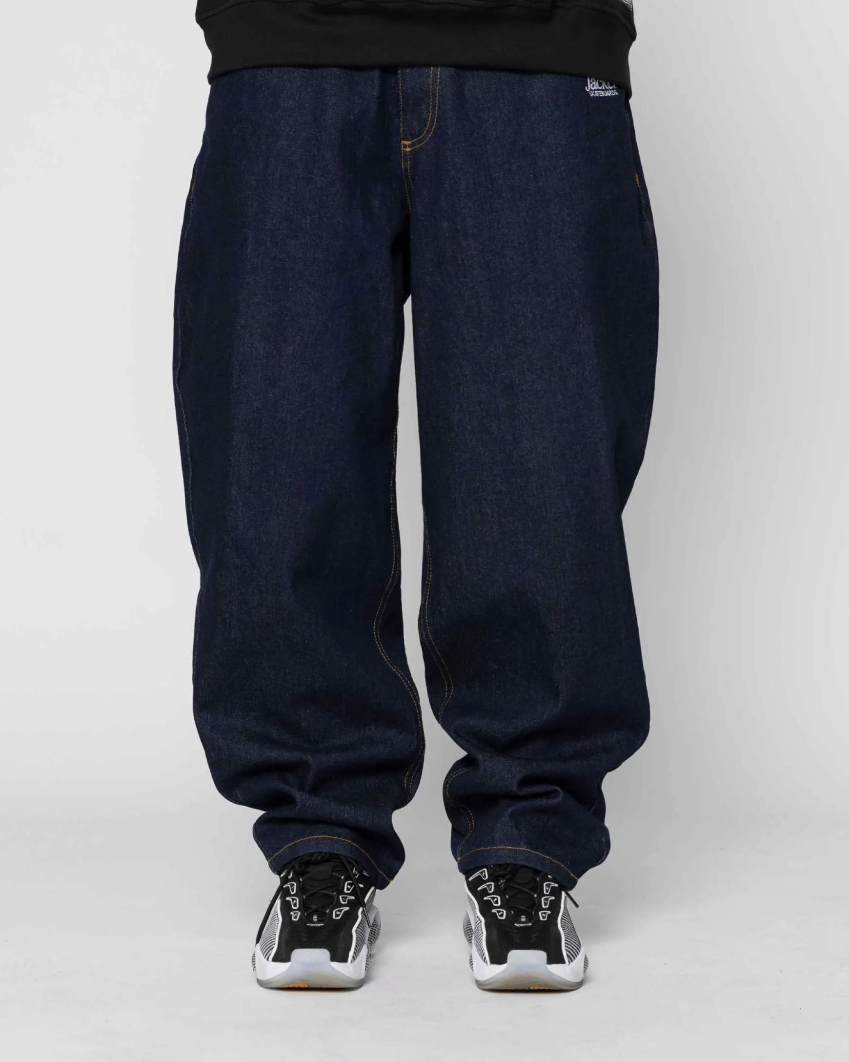 Jacker Nostalgia-Baggy Pant-Raw Blue