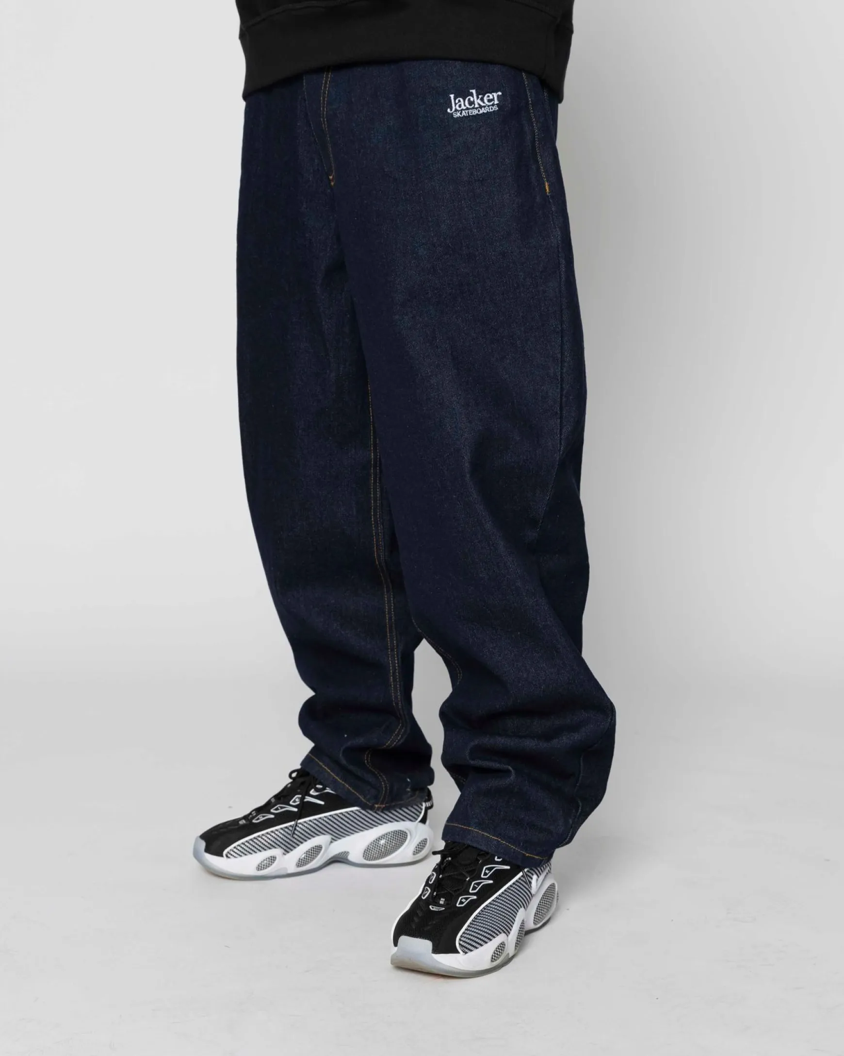 Jacker Nostalgia-Baggy Pant-Raw Blue