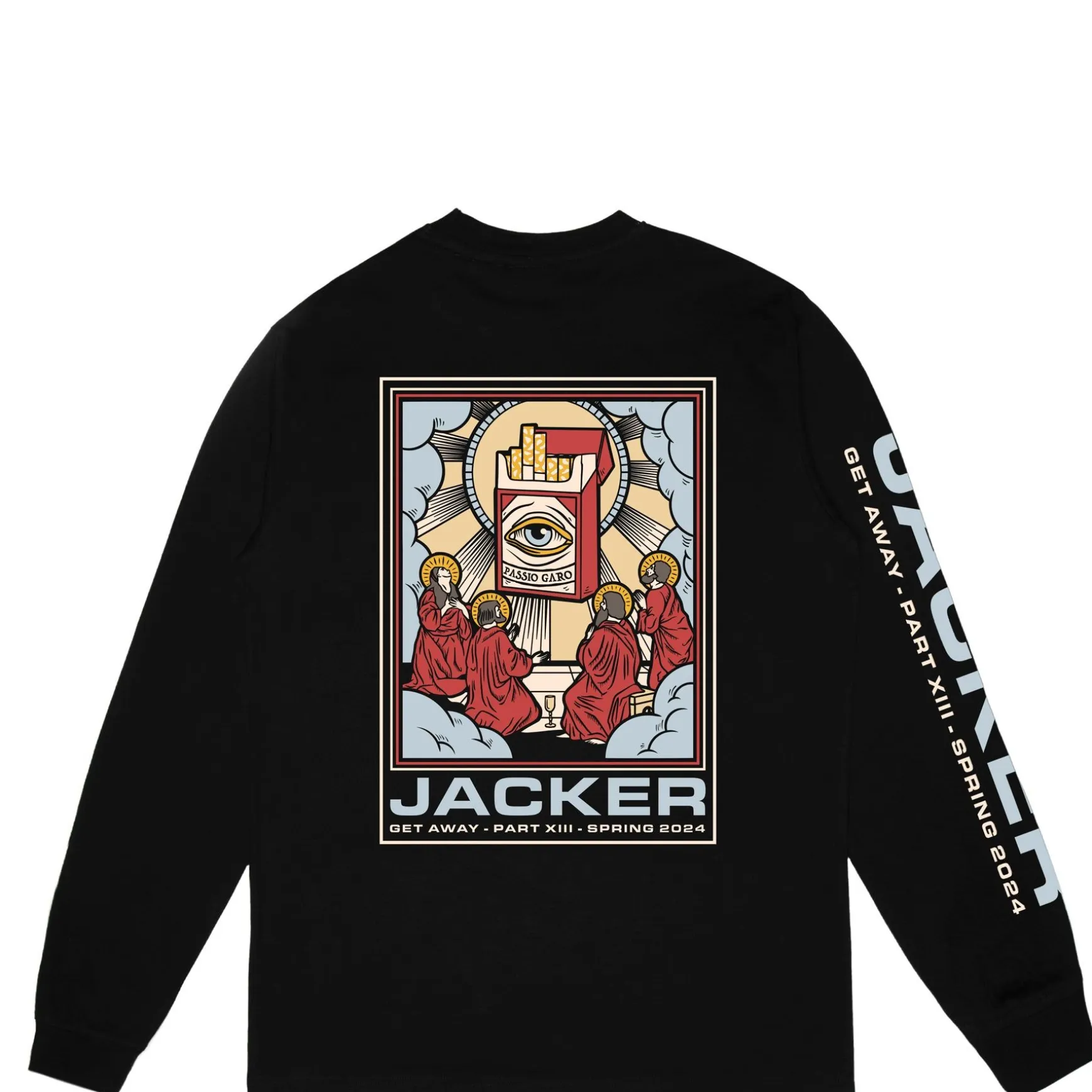 Jacker Passio Garo Long Sleeves-Black
