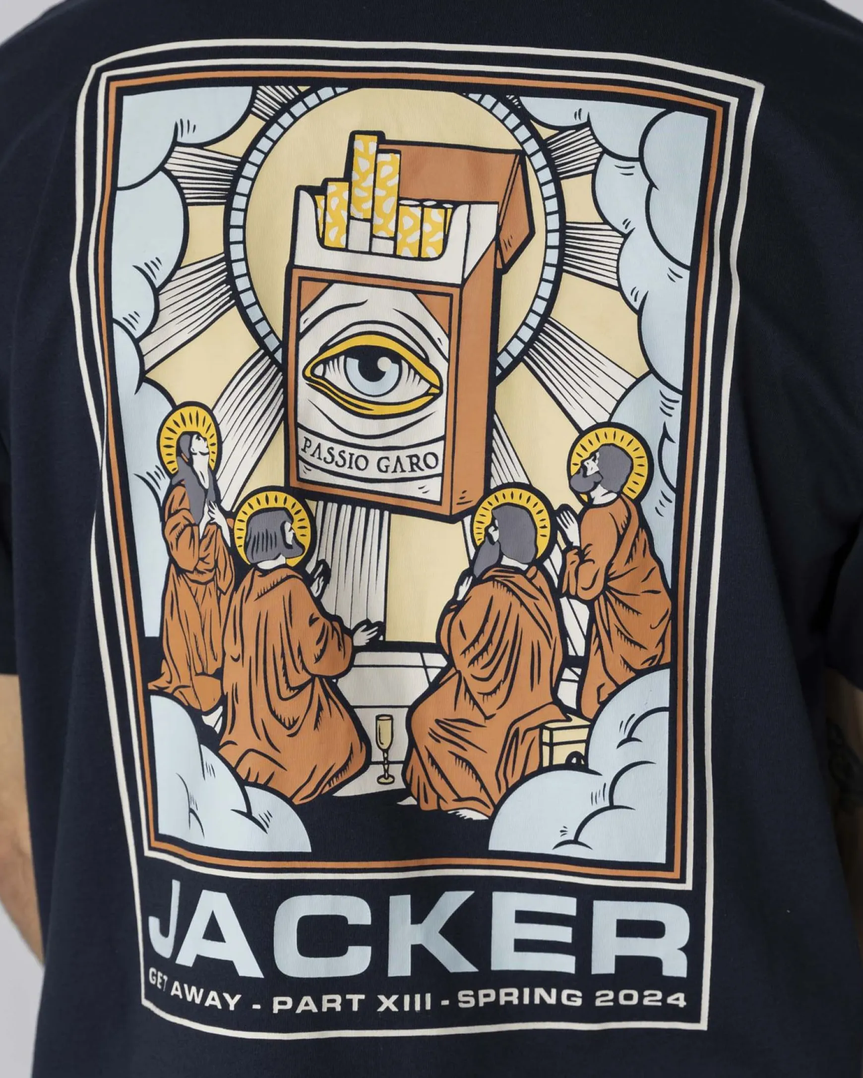 Jacker Passio Garo T-Shirt-Navy