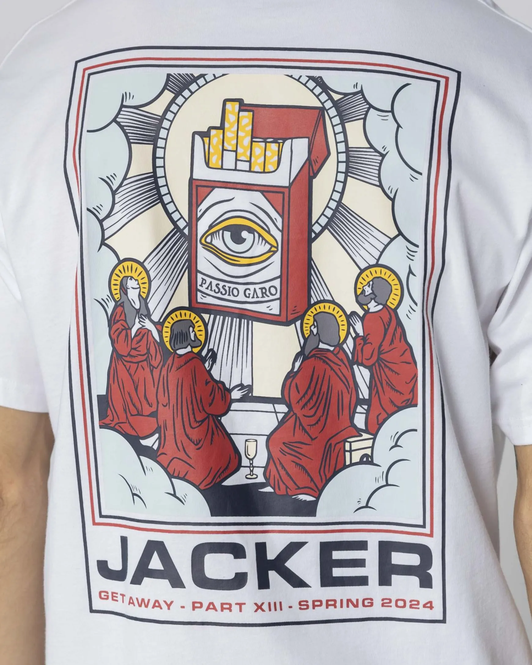 Jacker Passio Garo T-Shirt-White
