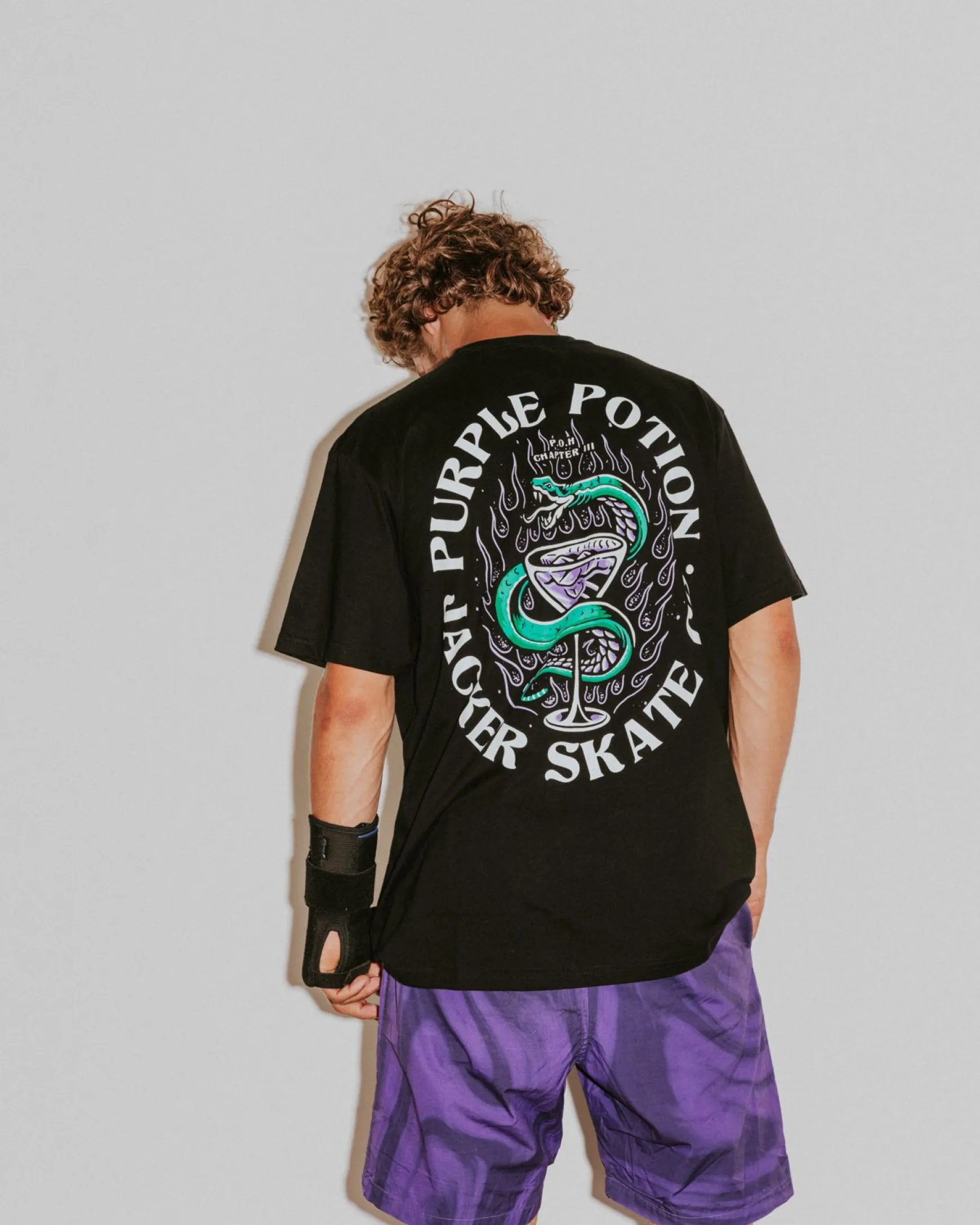 Jacker Purple Potion-T-Shirt-Black