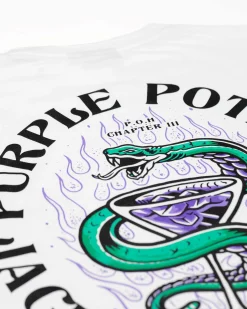 Jacker Purple Potion-T-Shirt-White
