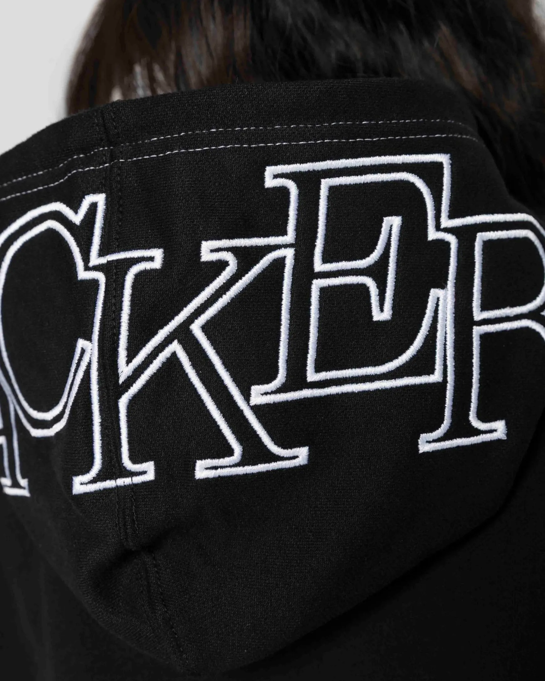 Jacker Select Contrast Hood-Hoodie-Black