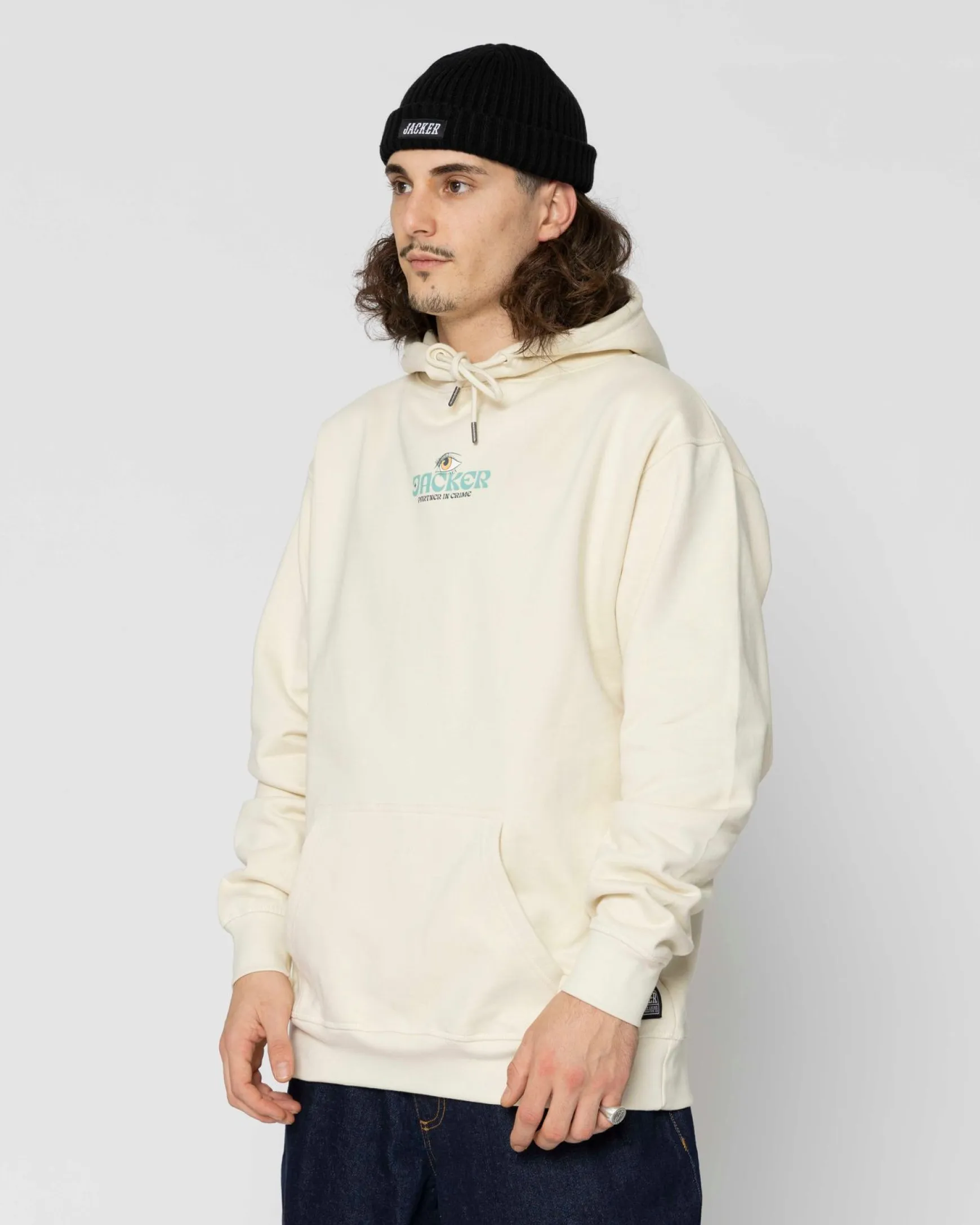 Jacker Soulmate-Hoodie-Beige