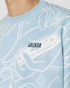Jacker Soulmate-Knit-Blue