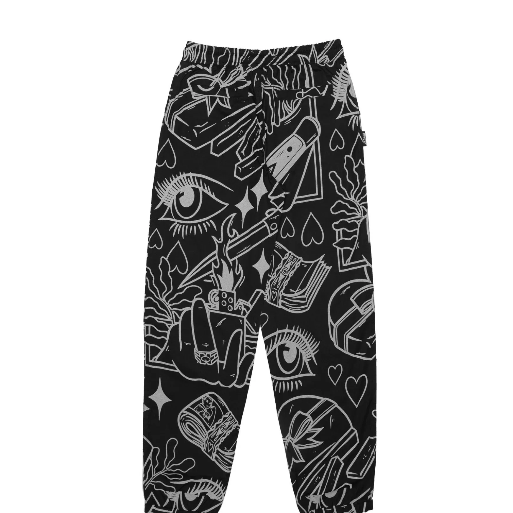 Jacker Soulmate-Reflective Pant-Black