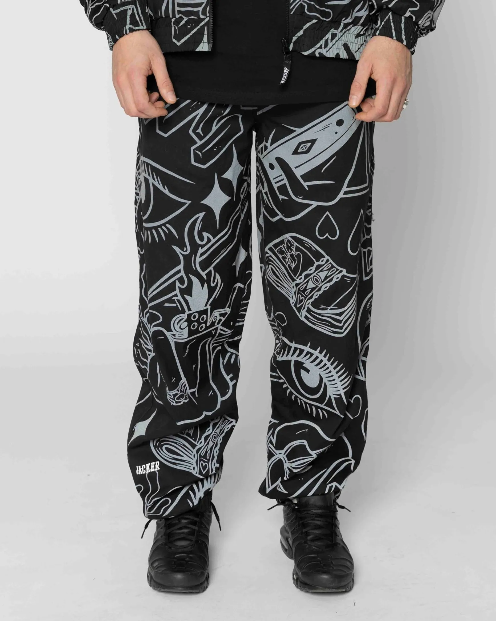 Jacker Soulmate-Reflective Pant-Black