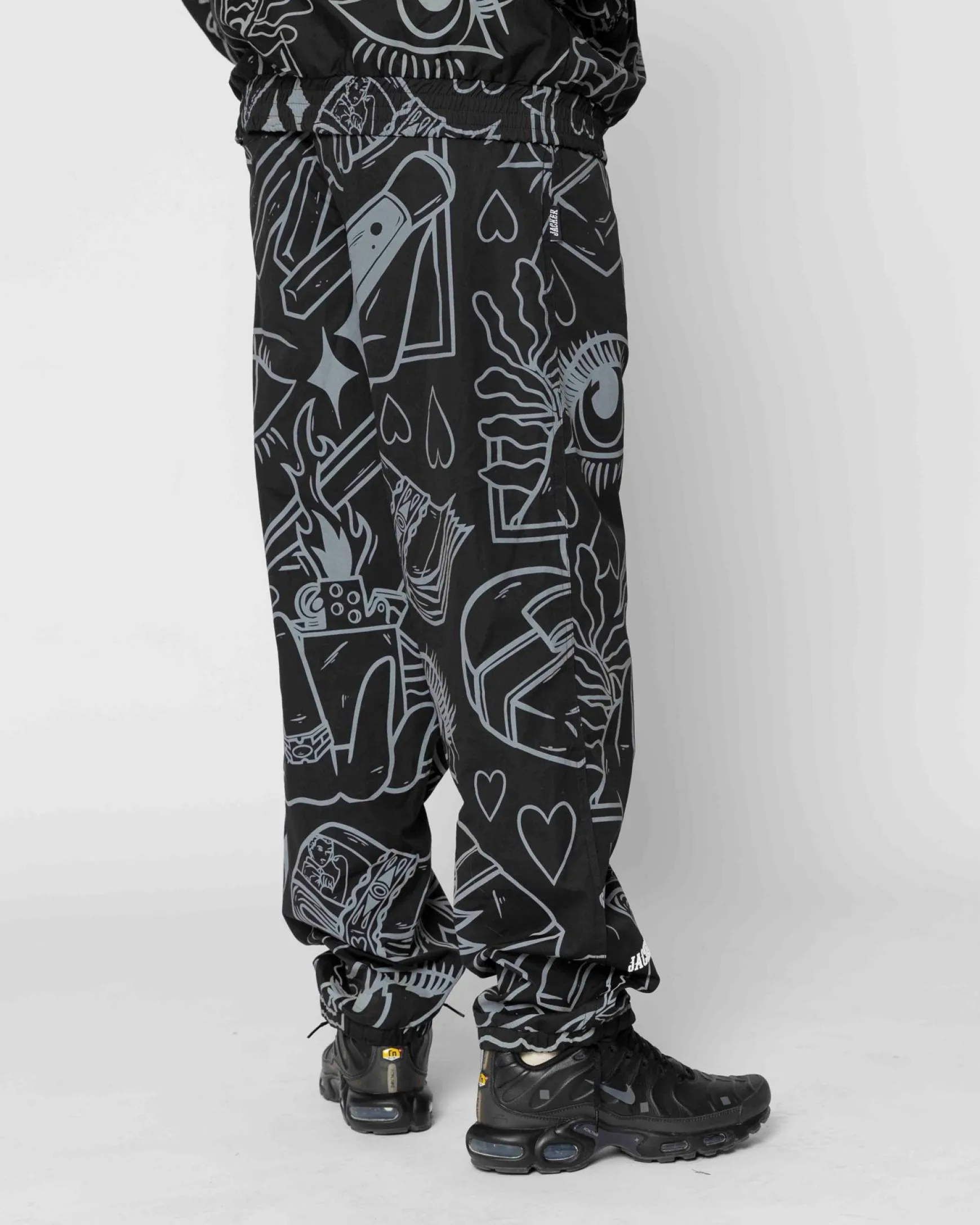 Jacker Soulmate-Reflective Pant-Black